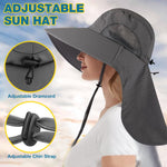 Unisex Wide Brim Sun Protection Hat