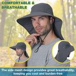 Unisex Wide Brim Sun Protection Hat