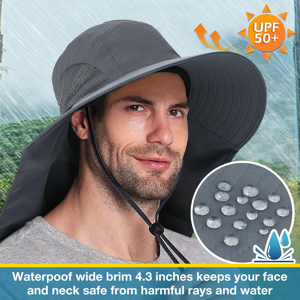 Unisex Wide Brim Sun Protection Hat