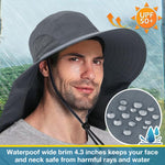 Unisex Wide Brim Sun Protection Hat