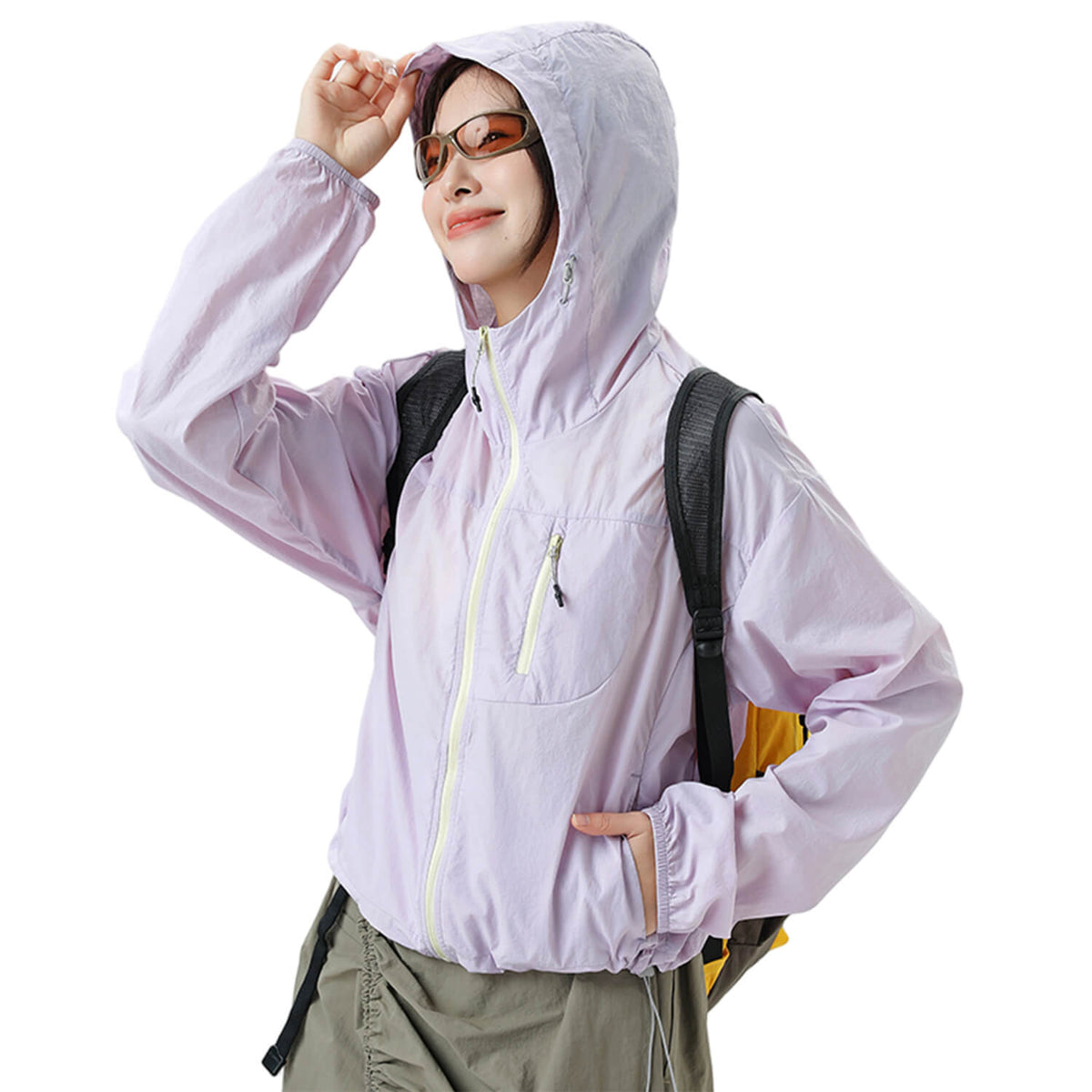 MODA-Lightweight Water-Repellent Sun Jacket UPF50+