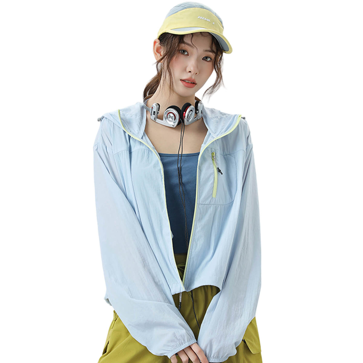 MODA-Lightweight Water-Repellent Sun Jacket UPF50+