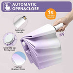 Venzina branded sun umbrellas with automatic open close design