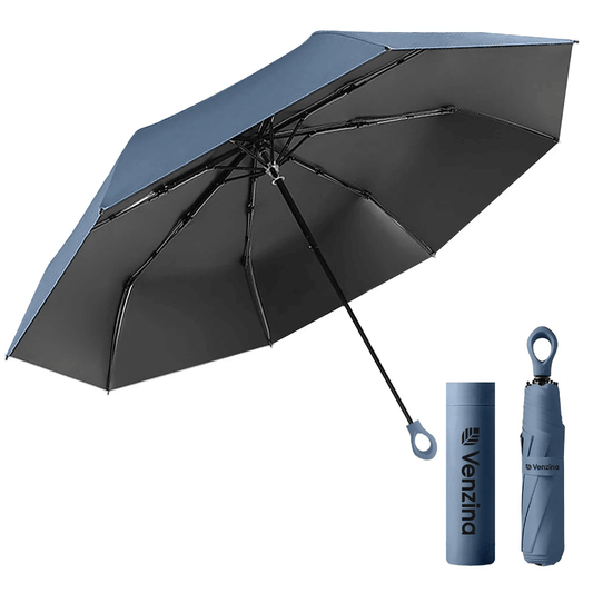 the blue umbrella
