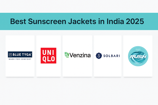 Top 5 Sunscreen Jackets in India 2025 – Blue Tyga, Uniqlo, Venzina