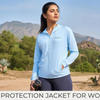 AURA UPF 150+ Sun Protection Jacket for Women — India's Best Cooling Sun Jacket by Venzina