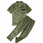 Venzina Women’s Silk Pajama Set – Elegant Night Suit for Women