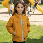 Venzina® Kid’s Hooded Windbreaker | Lightweight Waterproof Outdoor Jacket