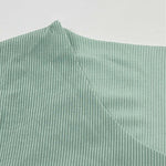 Venzina Womens Nightwear – Ribbed Texture Pajama Set with Short Sleeve Top & Long Pants