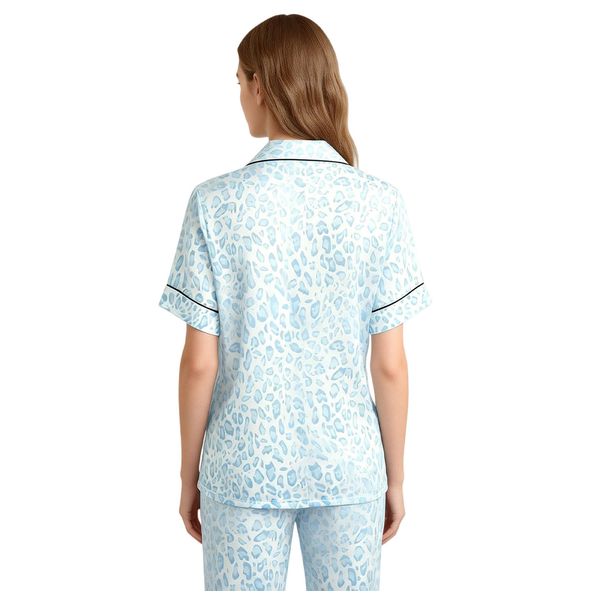 Venzina Women’s Silk Pajama Set – Elegant Night Suit for Women