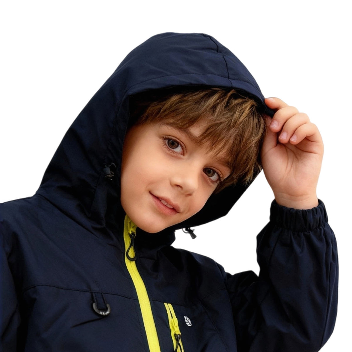 Venzina® Kid’s Hooded Windbreaker | Lightweight Waterproof Outdoor Jacket