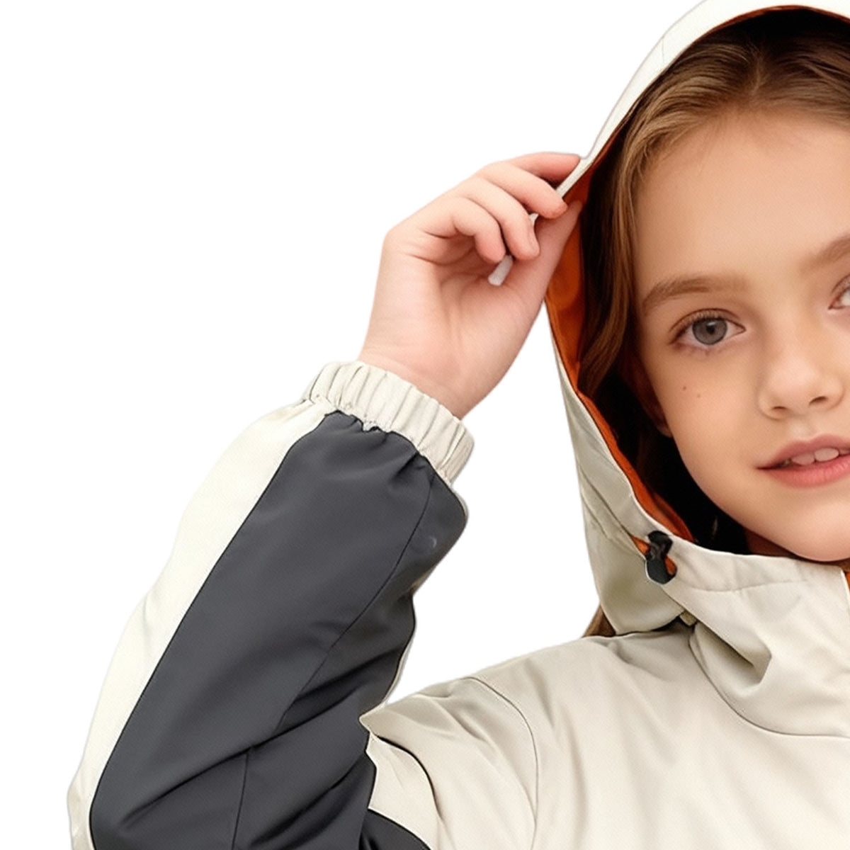 Venzina® Children's Windbreaker Lightweight Hooded Jacket Windproof Zipper Outerwear Coat