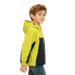 Venzina® Children's Windbreaker Lightweight Hooded Jacket Windproof Zipper Outerwear Coat