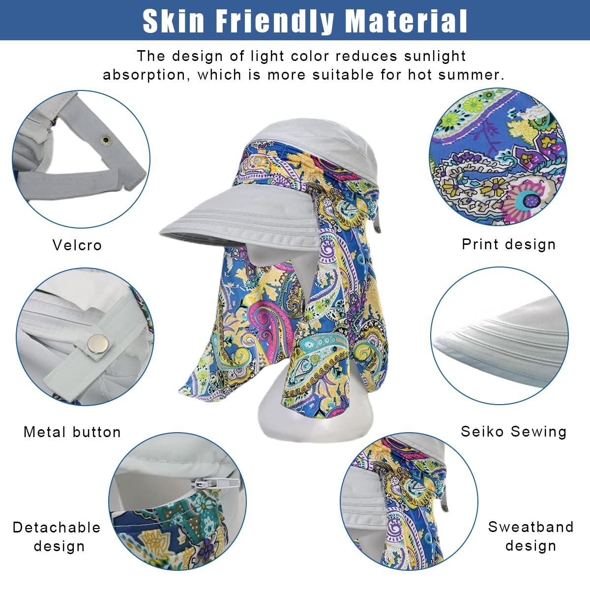 Women's Wide Brim Hat UPF 50+