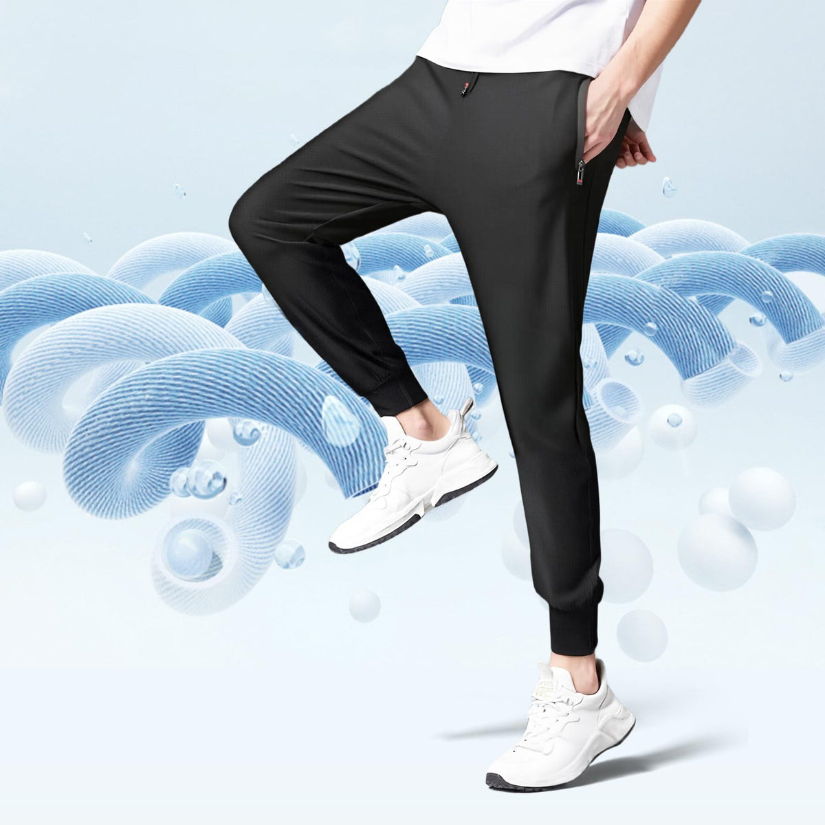 Jogger Pants for Men| Lightweight, Quick-Dry & Cooling