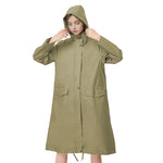 Women's Raincoat – Lightweight Waterproof Coat with Storage Bag
