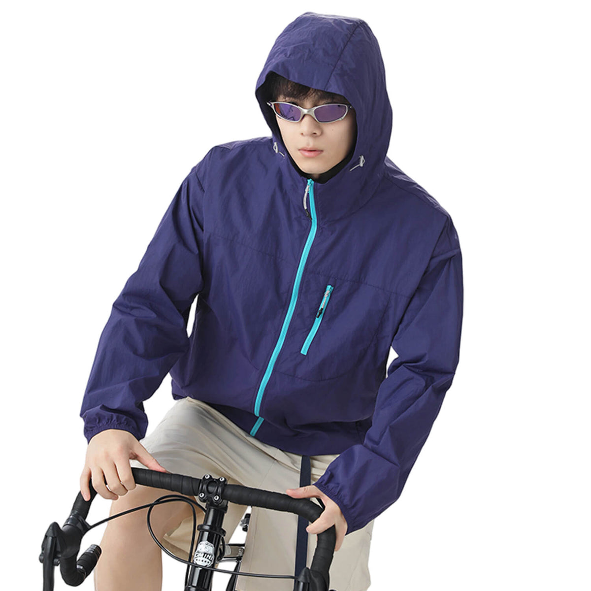 MODA-Lightweight UPF50+ Water-Repellent Sun Jacket for Men