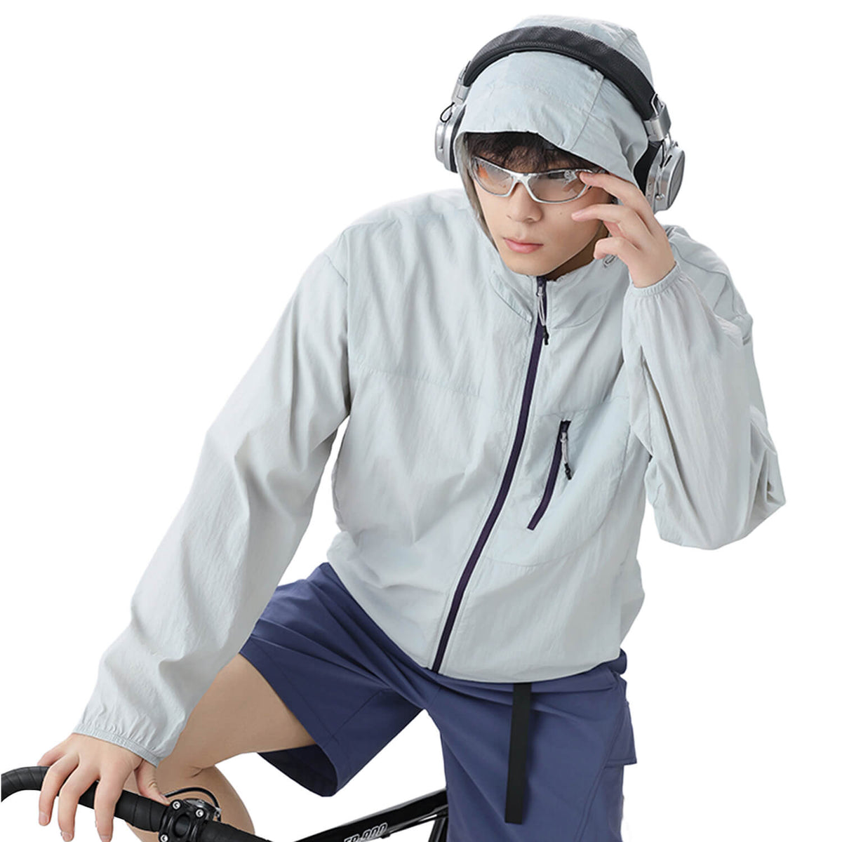 MODA-Lightweight UPF50+ Water-Repellent Sun Jacket for Men
