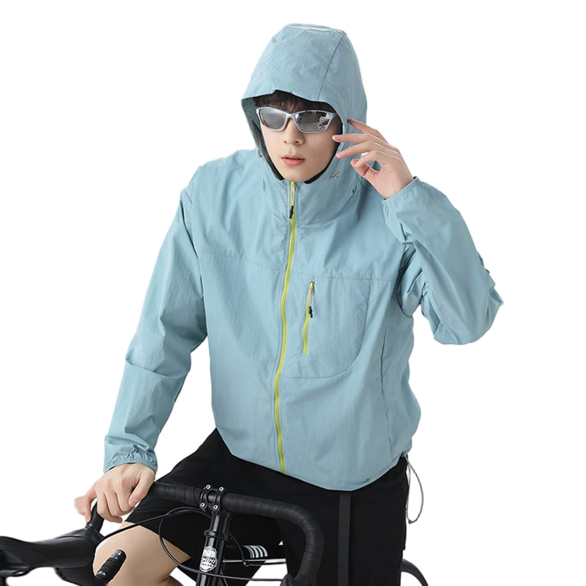 MODA-Lightweight UPF50+ Water-Repellent Sun Jacket for Men