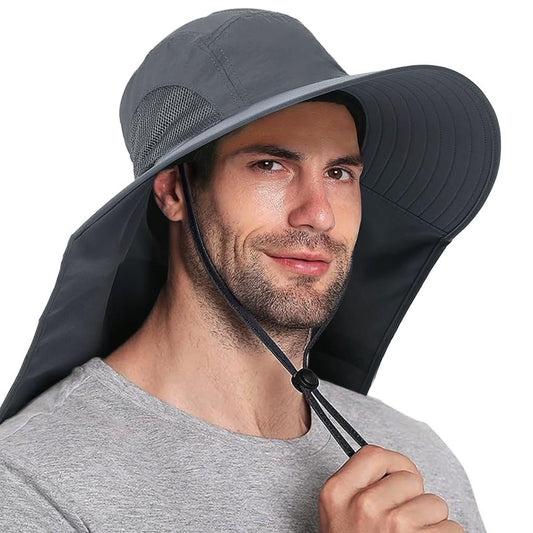 Unisex Wide Brim Sun Protection Hat