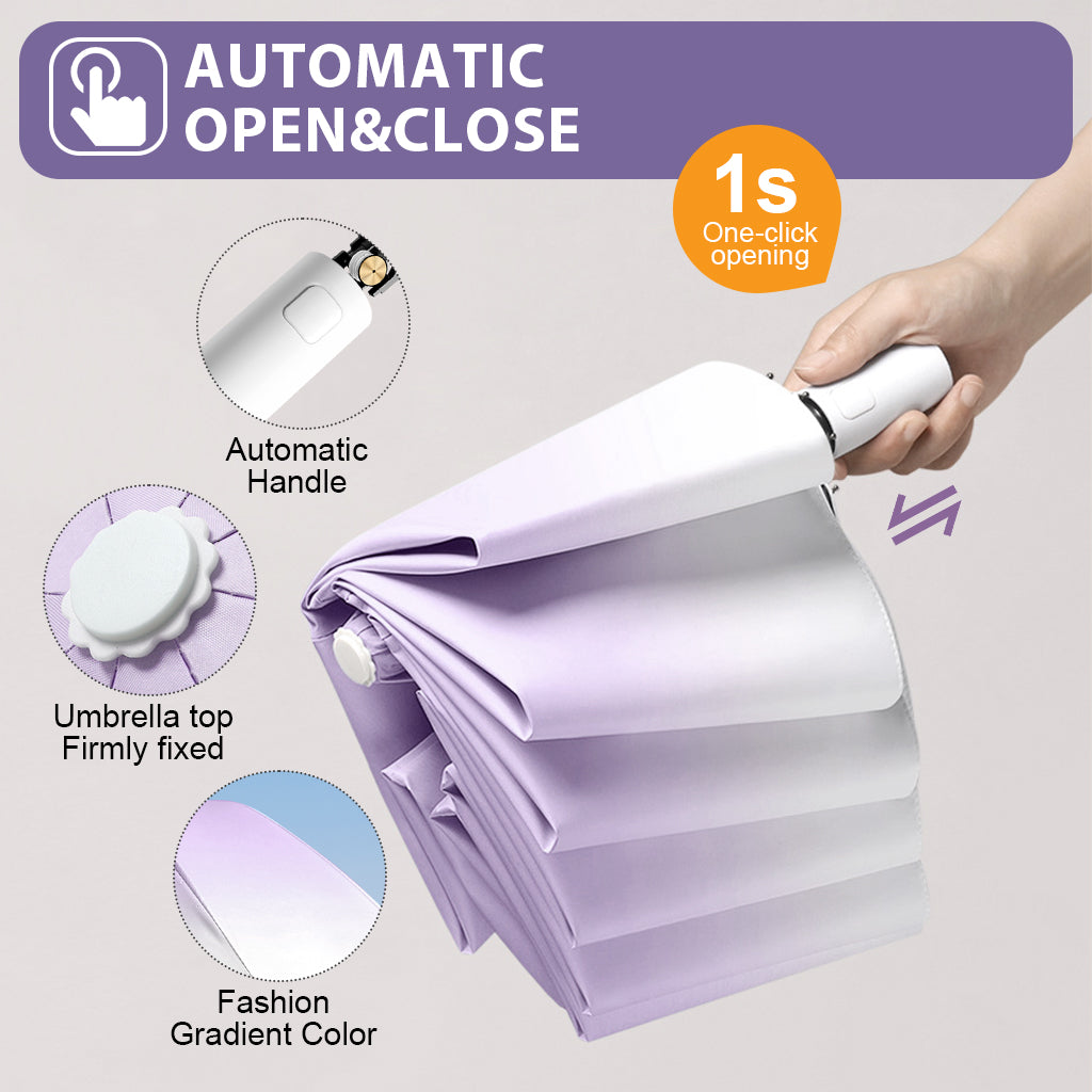 UPF 50+ Automatic Travel Sun Umbrella