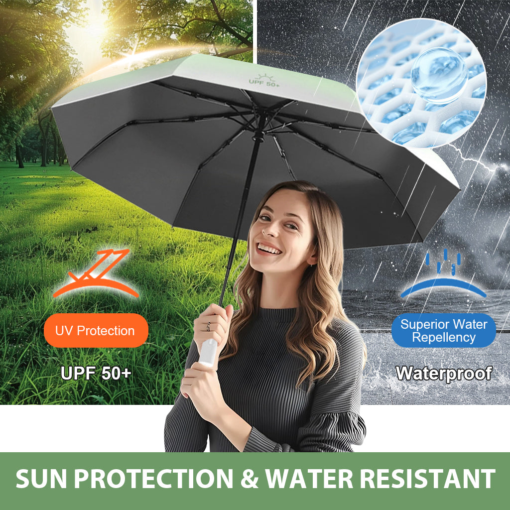 UPF 50+ Automatic Travel Sun Umbrella